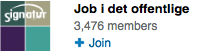 LinkedIn gruppe: Job i det offentlige